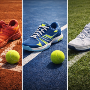 Teniske patike, razlika između šljake, betona i trave