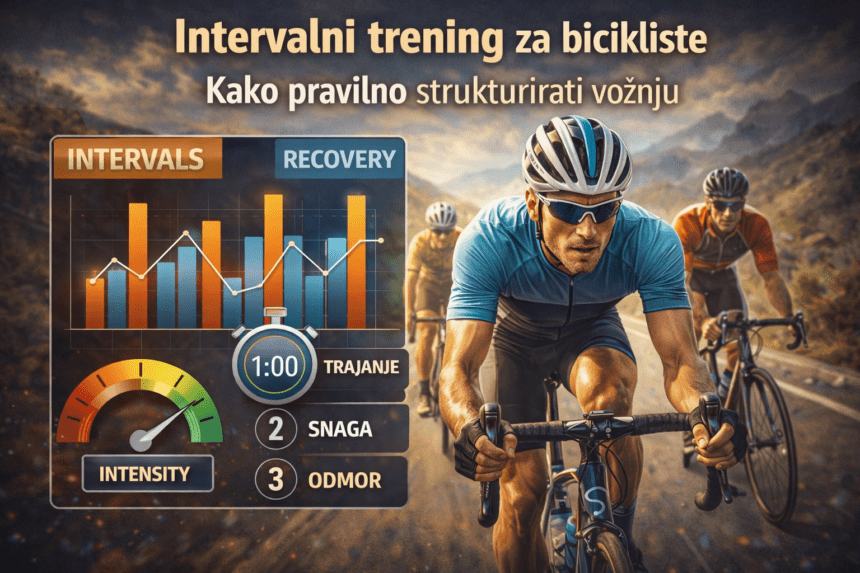 Intervalni trening za bicikliste, kako pravilno strukturirati vožnju