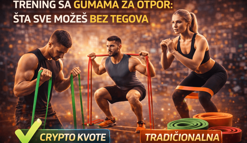 Effective resistance band exercises in the gym Trening sa gumama za otpor, šta sve možeš bez tegova